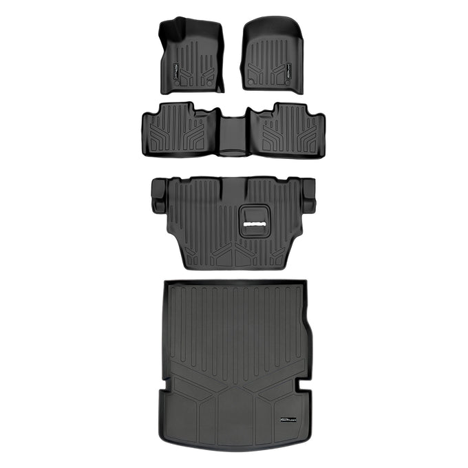 Floor Mats 3 Rows and Cargo Liner Set <br> 16-22 Dodge Durango<br >