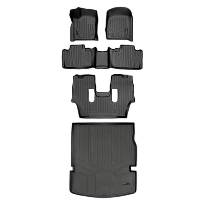 Floor Mats 3 Rows and Cargo Liner Set <br> 16-22 Dodge Durango<br >
