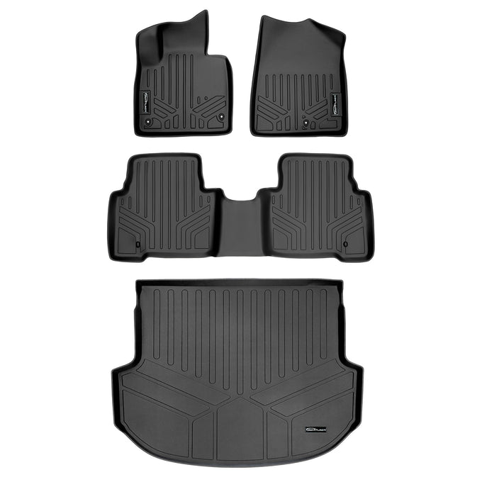 Floor Mats 2 Rows and Cargo Liner Set <br> 13-18 Hyundai Santa Fe Without 3rd Row Seat