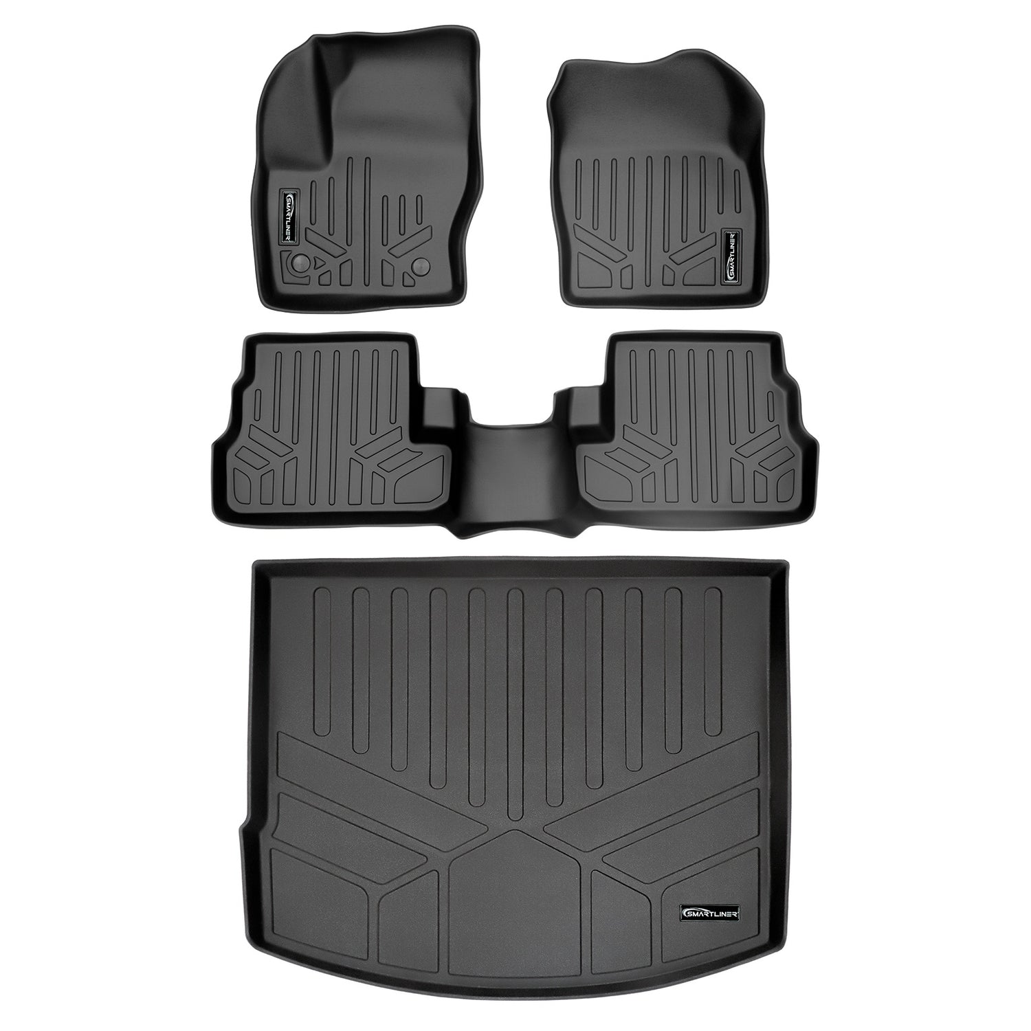 Floor Mats 2 Rows and Cargo Liner Set <br> 15-16 Lincoln MKC