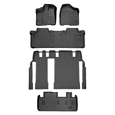 Floor Mats 3 Rows and Cargo Liner <br> 13-20 Toyota Sienna (8 Passenger)