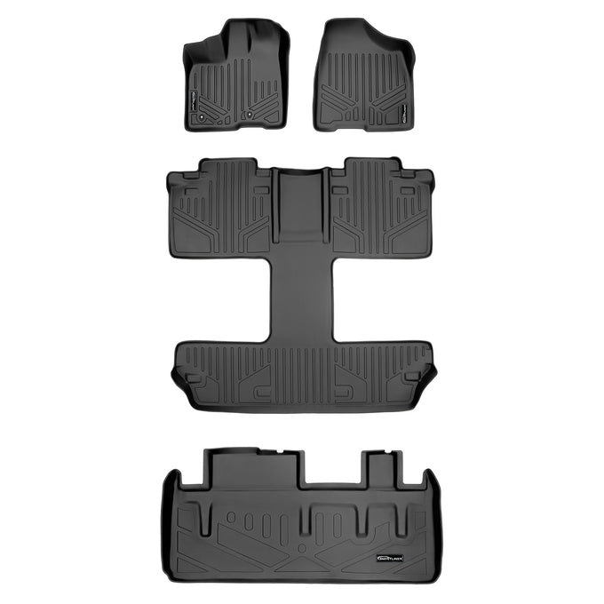 Floor Mats 3 Rows and Cargo Liner <br> 11-12 Toyota Sienna 7 Passenger Model