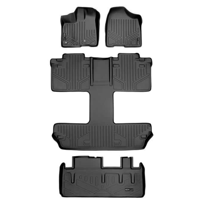 Floor Mats 3 Rows and Cargo Liner <br> 13-20 Toyota Sienna (7 Passenger)