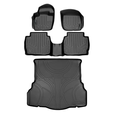 Floor Mats 2 Rows and Cargo Liner Set <br> 13-16 Ford Fusion Non Hybrid