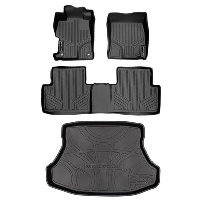 Floor Mats 2 Rows and Cargo Liner Set <br> 12-15 Honda Civic Sedan (Does not fit Hybrids)