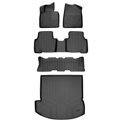 Floor Mats & Cargo Liner Set <br> 13-18 Hyundai Santa Fe With 3rd Row Seats