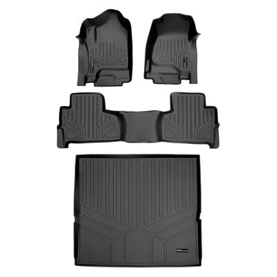Floor Mats 2 Rows and Cargo Liner Set <br> 15-20 Chevrolet Tahoe15-20 GMC Yukon