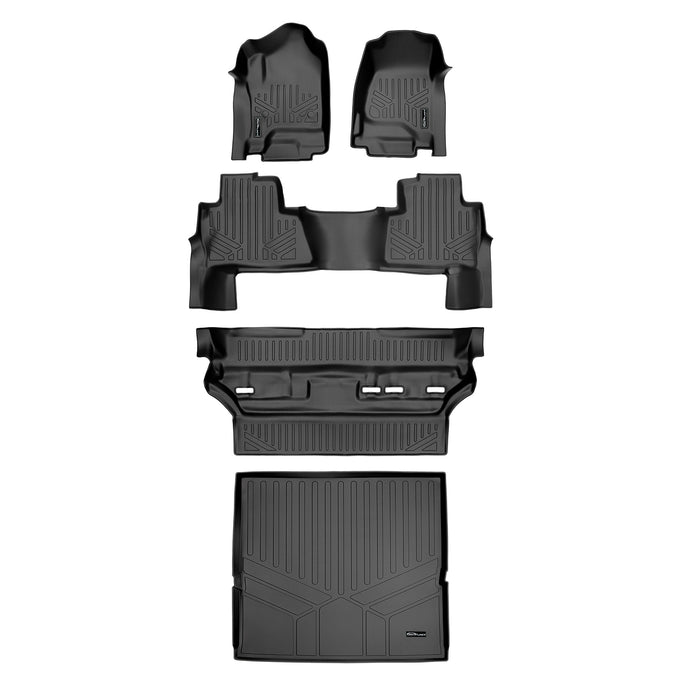 Floor Mats 3 Rows and Set <br> 15 Chevrolet Tahoe15 GMC Yukon