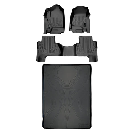 Floor Mats 2 Rows and Cargo Liner Set <br> 15-20 Cadillac Escalade ESV