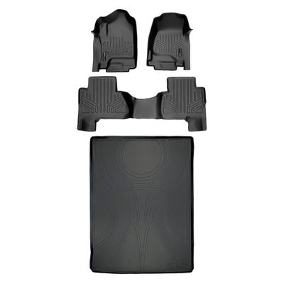 Floor Mats 2 Rows and Cargo Liner Set <br> 15-20 Cadillac Escalade ESV