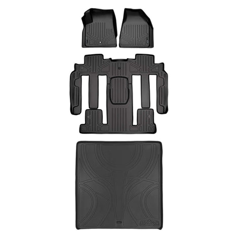 3 Row Floor Liners & Cargo Liner <br> 07-16 GMC Acadia Denali