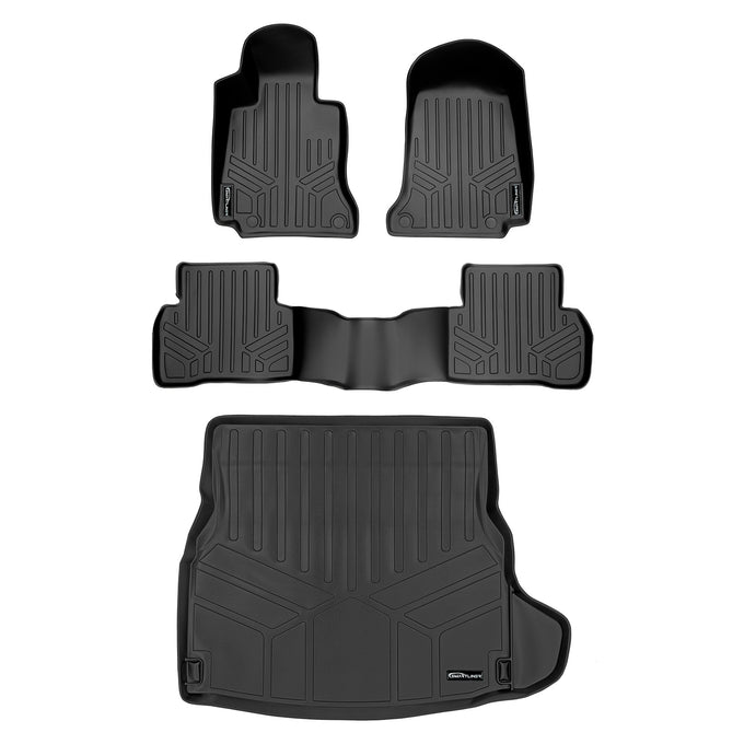 Floor Mats 2 Rows and Cargo Liner Set <br> 15¨C21 Mercedes C-Class C250/300/350/450/C63 AMG