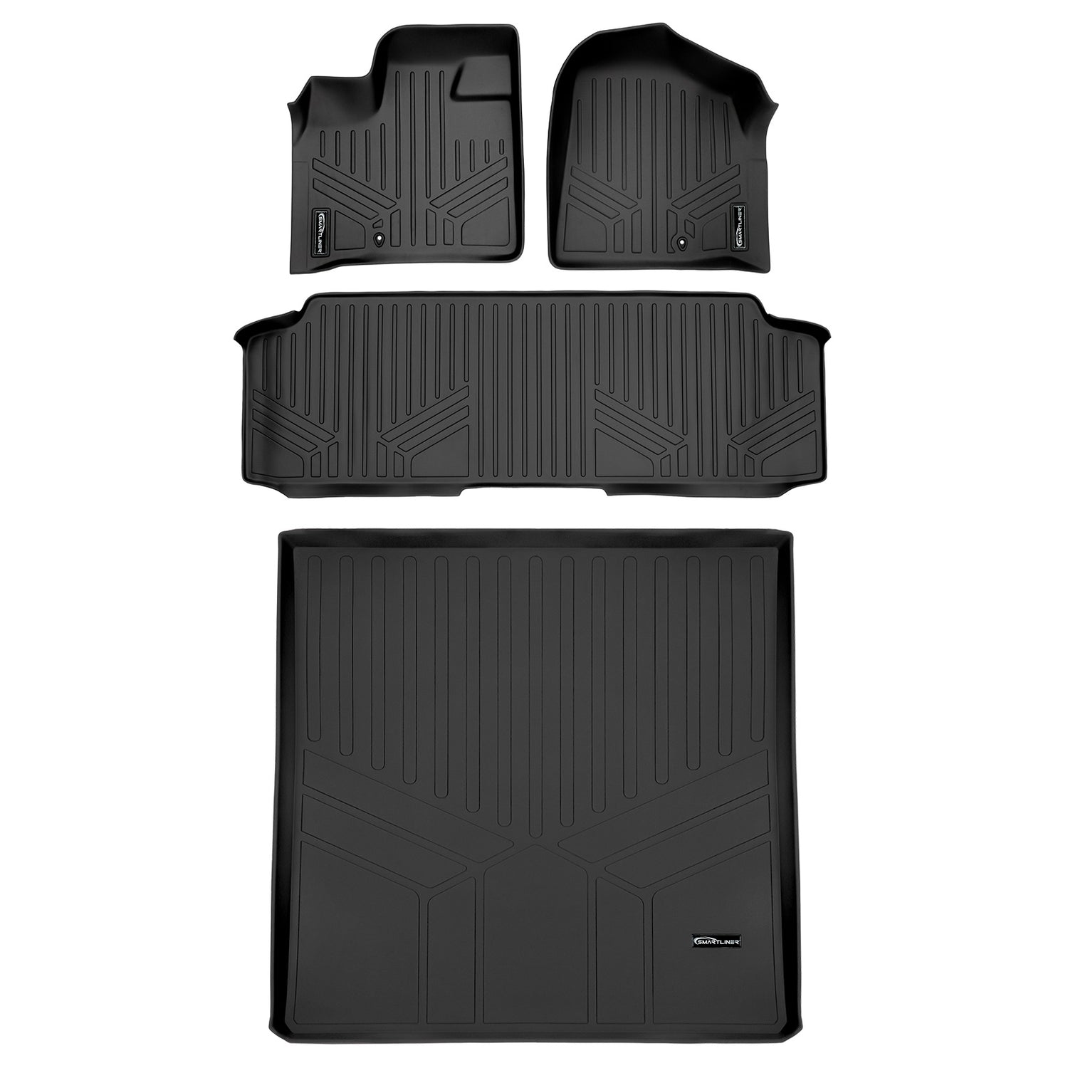 Floor Mats & Cargo Liner Set <br> 08-20 Dodge Caravan08-16 Chrysler Town & Country
