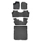 Floor Mats 3 Rows and Cargo Liner Set <br> 16-22 Honda Pilot 8 Passenger Model