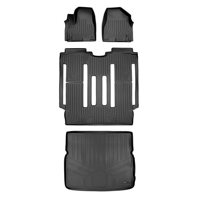 Floor Mats and Cargo Liner Set <br> 15-21 Kia Sedona (8 Passenger )