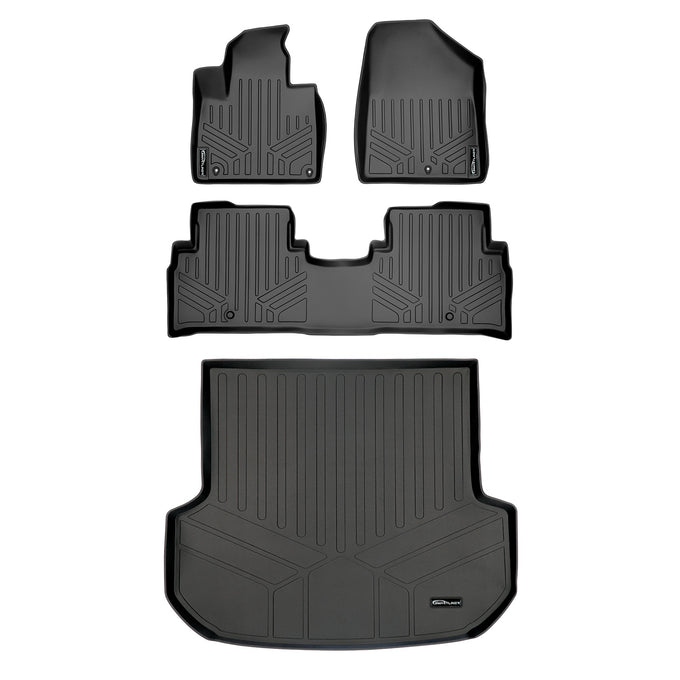 Floor Mats 2 Rows and Cargo Liner Set <br> 16-19 Kia Sorento (5-Passenger Model)