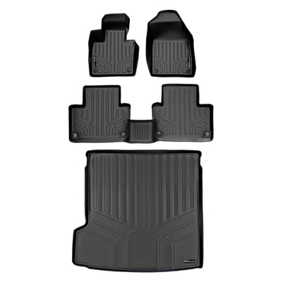 Floor Mats 2 Rows and Cargo Liner Set <br> 16-23 Volvo XC90 ( Fits Plug-in Hybrid Models)