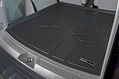 Floor Mats 3 Rows and Cargo Liner Set <br> 17-21 GMC Acadia with Bench Seats