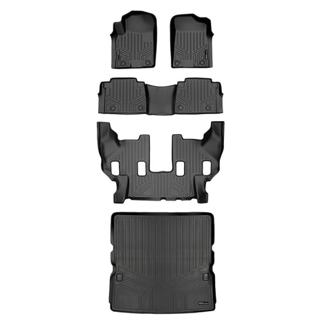 3 Row Floor Liners & Cargo Liner <br> 19-24 Infiniti QX80