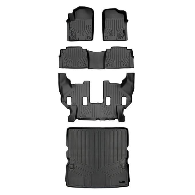 3 Row Floor Liners & Cargo Liner <br> 19-24 Infiniti QX80