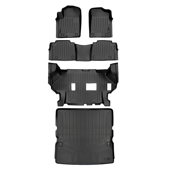 3 Row Floor Liners & Cargo Liner <br> 19-24 Infiniti QX80