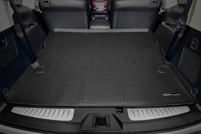 Floor Mats 3 Rows and Cargo Liner Set <br> 11¨C18 QX56/QX80 17¨C18 Armada w/ Front Bucket Seats