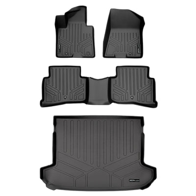 Floor Mats and Cargo Liner Upper Deck Set <br> 17-22 Kia Sportage