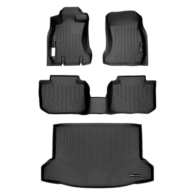 Floor Mats 2 Rows and Cargo Liner Set <br> 13-17 Subaru XV Crosstrek