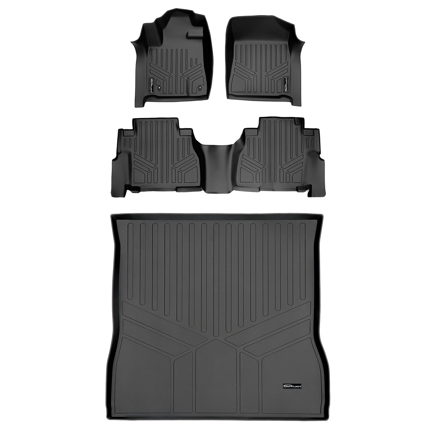 Floor Mats (2 Rows) and Cargo Liner Set <br> 08-11 Toyota Sequoia