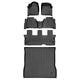 Floor Mats (3 Rows) and Cargo Liner Set <br> 08-11 Toyota Sequoia