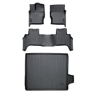 Floor Mats 2 Rows and Cargo Liner Trunk Set <br> 14-22 Land Rover Range Rover Sport 5 Passenger