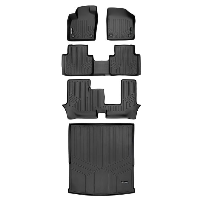 Floor Mats and Cargo Liner Set <br> 18-22 Volkswagen Atlas With 2nd Row Bench Seat