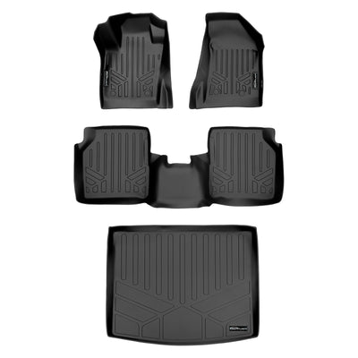 Floor Mats 2 Rows & Cargo Liner Set <br> 17-21 Jeep Compass