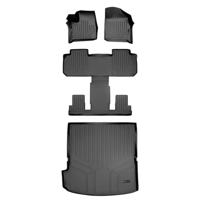 Floor Mats 3 Rows and Cargo Liner Set <br> 18-22 Chevrolet Traverse