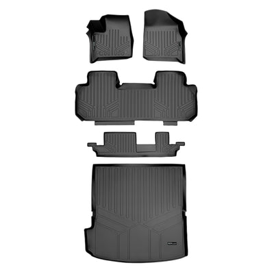 Floor Mats 3 Rows & Cargo Liner Set <br> 18-22 Chevrolet Traverse