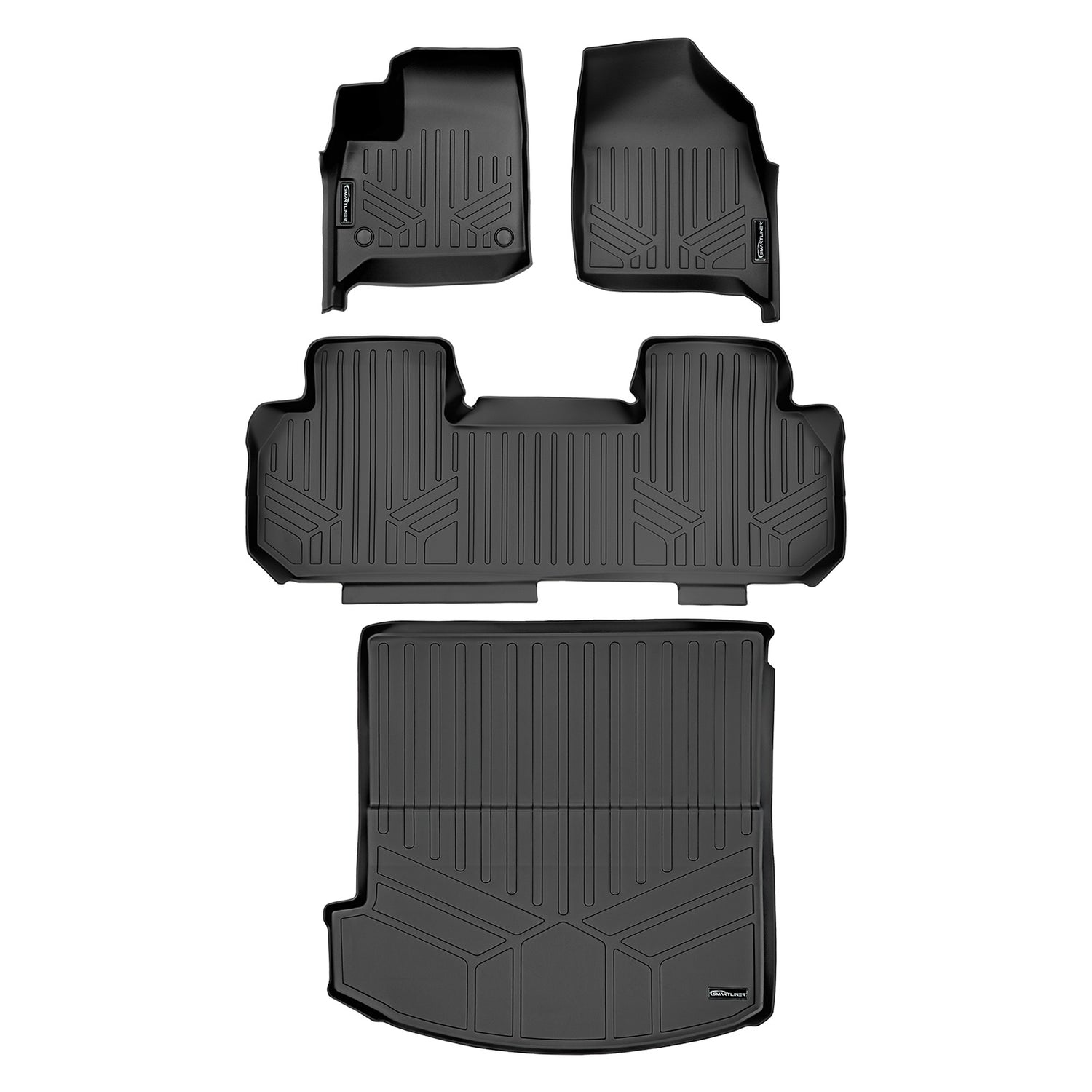 Floor Mats 2 Rows and Cargo Liner Set <br> 18-22 Buick Enclave