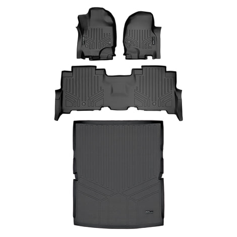 Floor Mats 2 Rows & Cargo Liner Set <br> 18-22 Ford Expedition Max18-22 Lincoln Navigator L