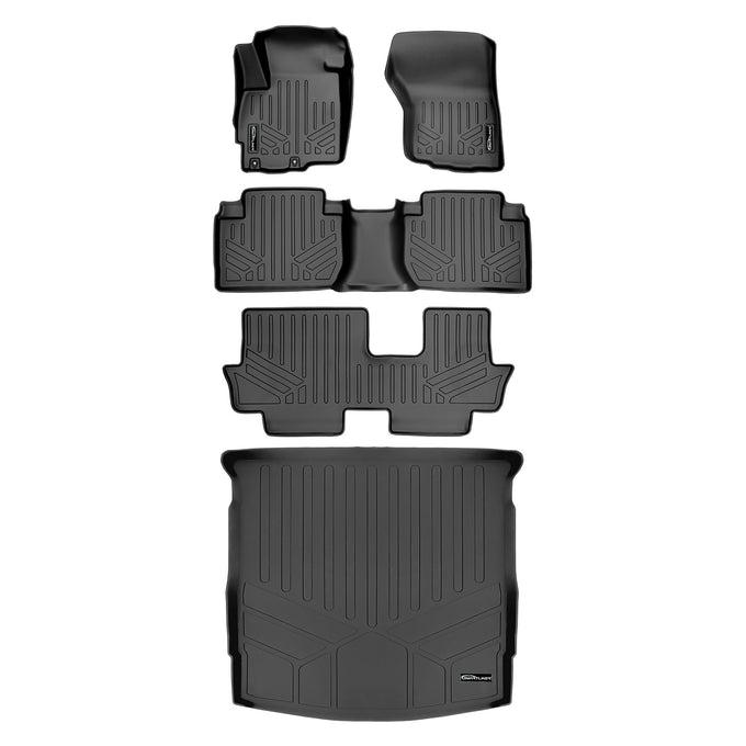 Floor Mats 3 Rows and Cargo Liner Set <br> 14-21 Mitsubishi Outlander