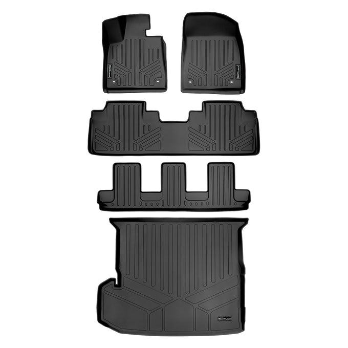 Floor Mats 3 Rows and Cargo Liner Set <br> 18-22 Lexus RX350L18-22 Lexus RX450hL