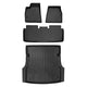 Floor Mats 2 Rows and Cargo Liner Trunk Set <br> 15-19 Tesla Model S