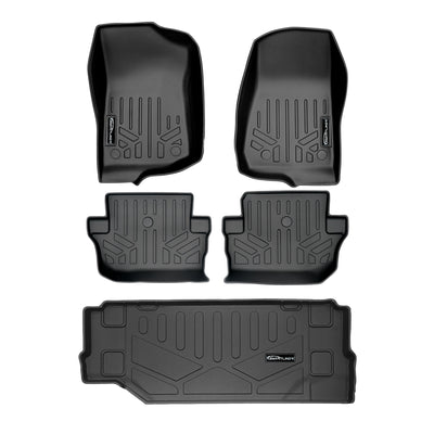 Floor Mats 2 Rows and Cargo Liner Set <br> 18-21 Jeep Wrangler 2-Door Models