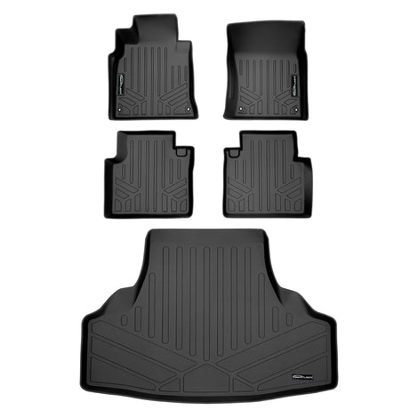 Floor Mats 2 Rows and Cargo Liner Trunk Set <br> 14-20 Infiniti Q70