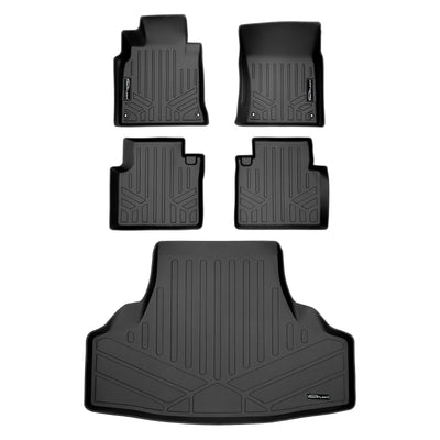 Floor Mats 2 Rows and Cargo Liner Trunk Set <br> 14-20 Infiniti Q70