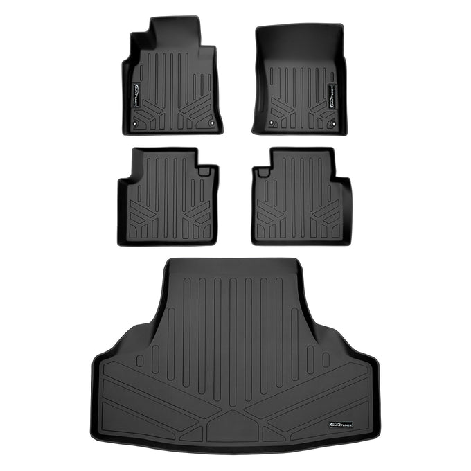 Floor Mats 2 Rows and Cargo Liner Trunk Set <br> 14-20 Infiniti Q70