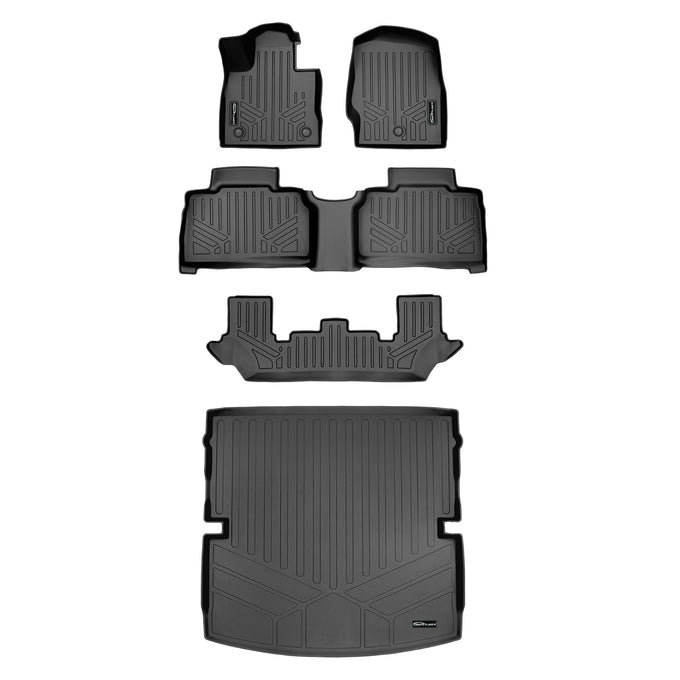 Floor Mats 3 Rows & Cargo Liner Set <br> 20-23 Ford Explorer