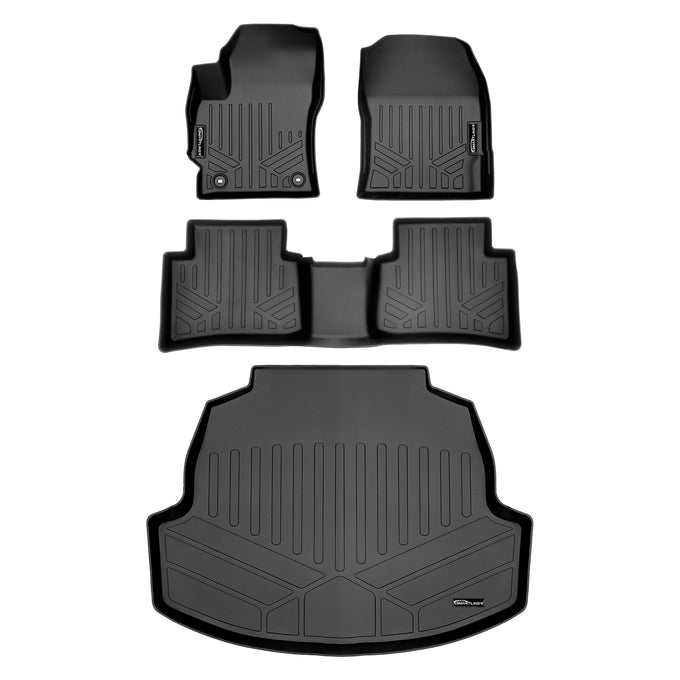 Floor Mats 2 Rows and Cargo Liner Trunk Set <br> 20-23 Toyota Corolla Sedan