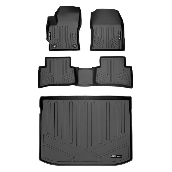 Floor Mats 2 Rows and Cargo Liner Trunk Set <br> 19-23 Toyota Corolla Hatchback