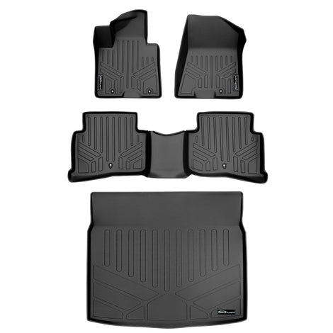 Floor Mats and Cargo Liner Lower Deck Set <br> 17-22 Kia Sportage