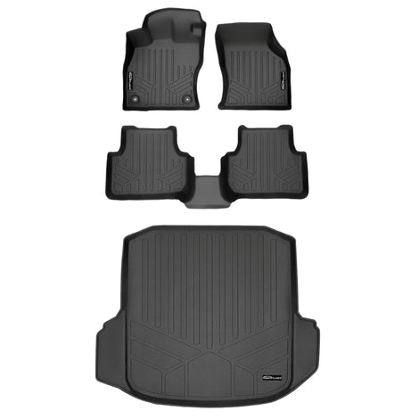 Floor Mats 2 Rows and Cargo Liner Trunk Set <br> 19-24 Volkswagen Jetta