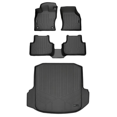 Floor Mats 2 Rows and Cargo Liner Trunk Set <br> 19-24 Volkswagen Jetta